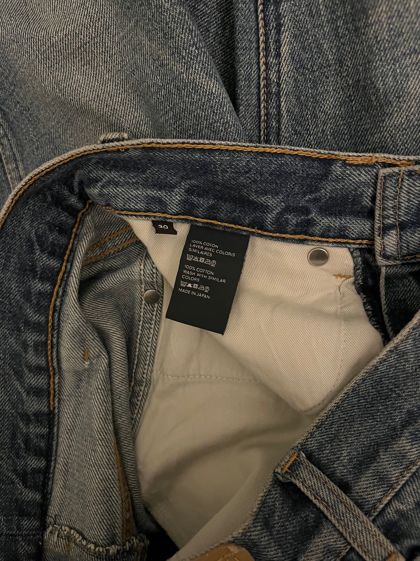 Celine SS20 Union Wash Uniform Denim