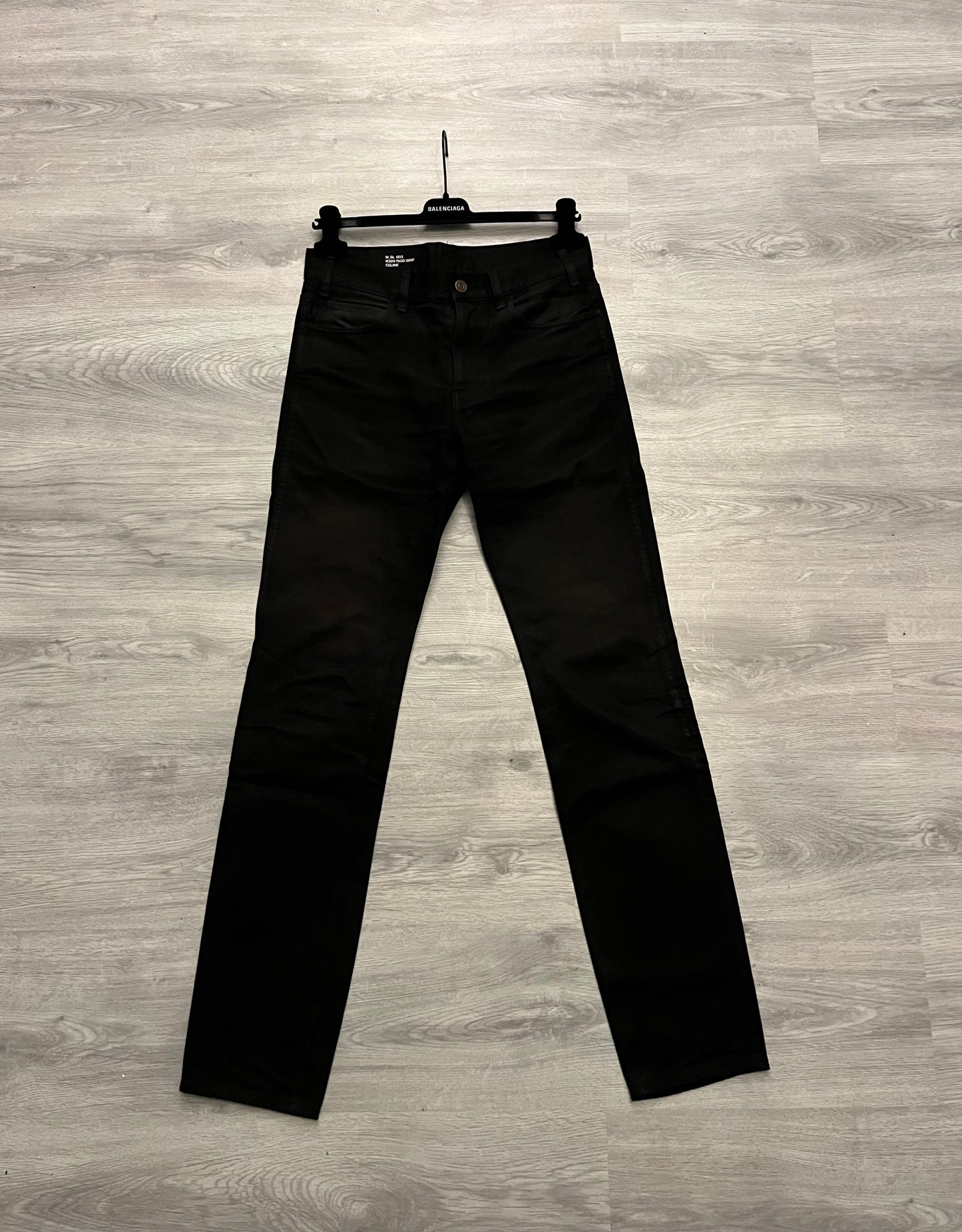 Celine SS20 Slim Black Raw Denim