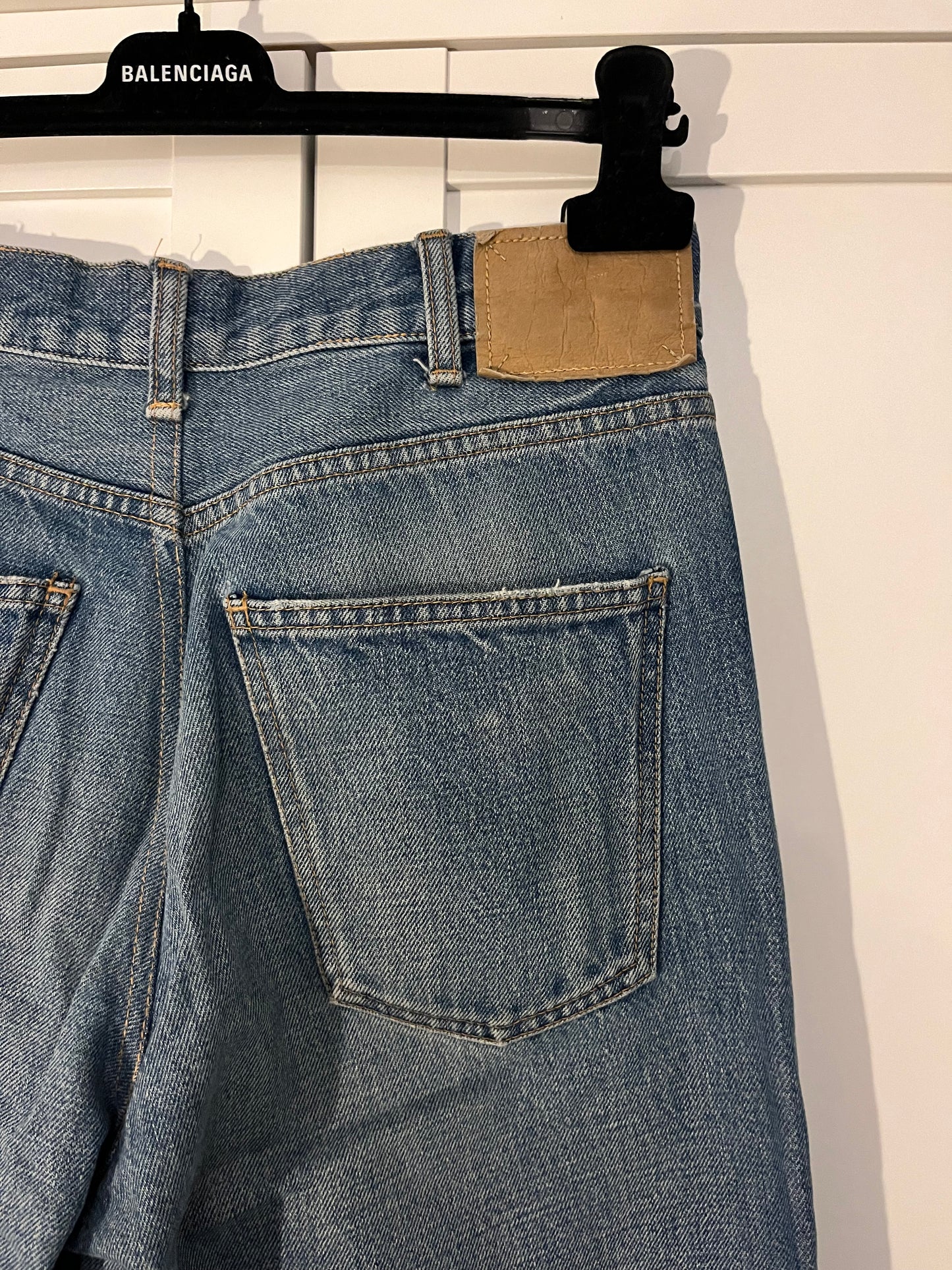 Celine SS20 Union Wash Uniform Denim